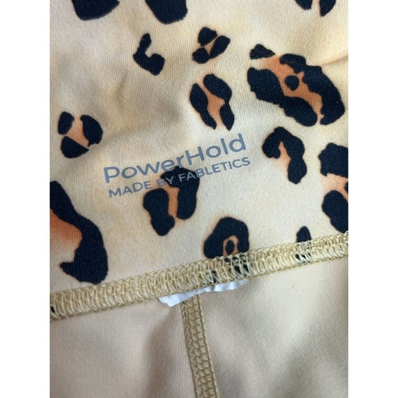 Fabletics On The Go Power Hold Leopard Print Leggings M - Picture 7 of 7